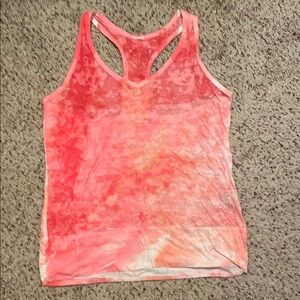 The North Face women’s Pink Tie-Dye Tank Top